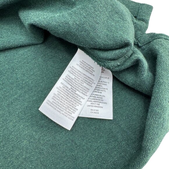 NEW $115 Polo Ralph Lauren Men's Custom Slim Fit D. Green LS Polo Shirt, Size M - Picture 5 of 8
